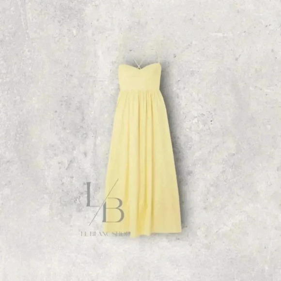 Reformation Dovie organic cotton-blend poplin midi dress B1286 - Picture 3 of 7